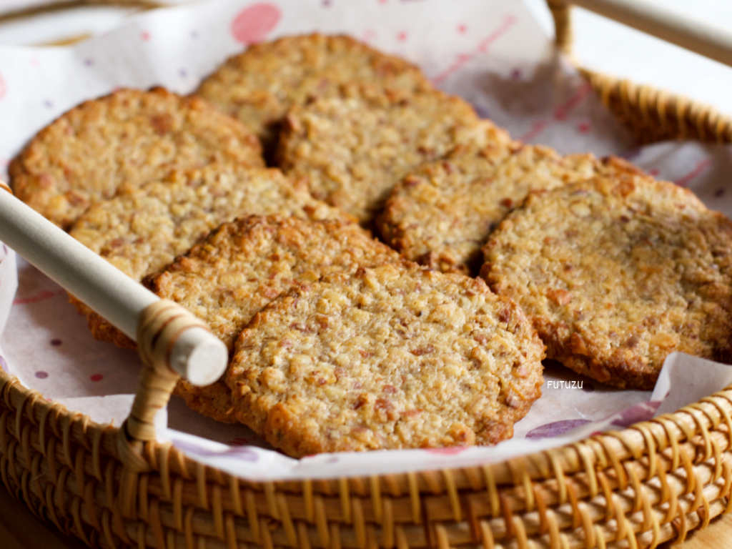 Crispy Almond Oatmeal Cookies NO Flour NO Eggs (Gluten-Free)